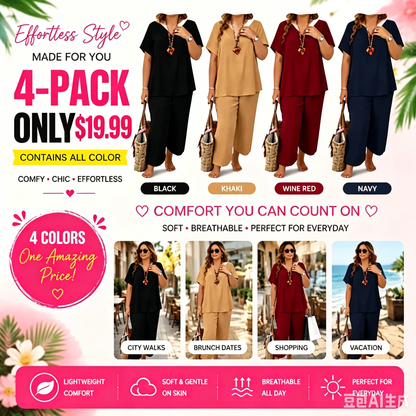🔥 Look Stylish Without Trying 💖 2-Piece Matching Set