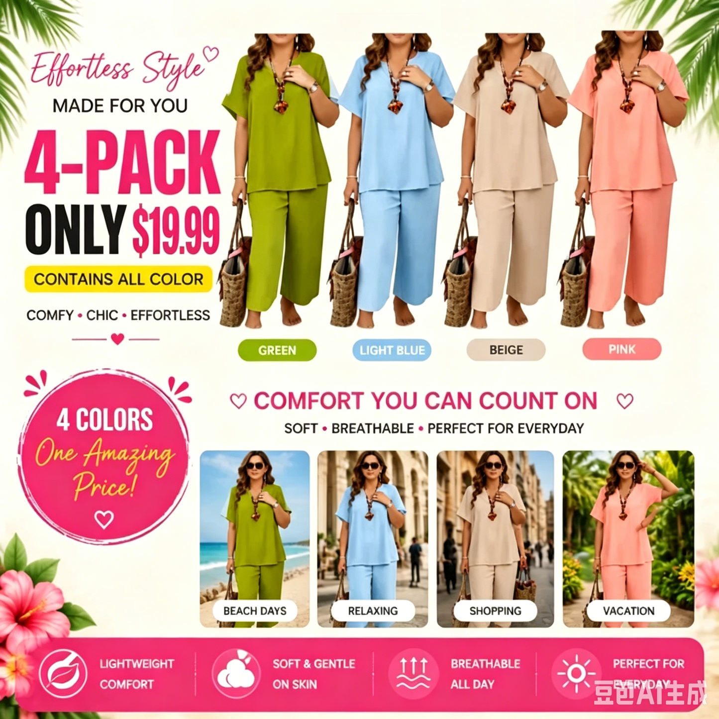 🔥 Look Stylish Without Trying 💖 2-Piece Matching Set