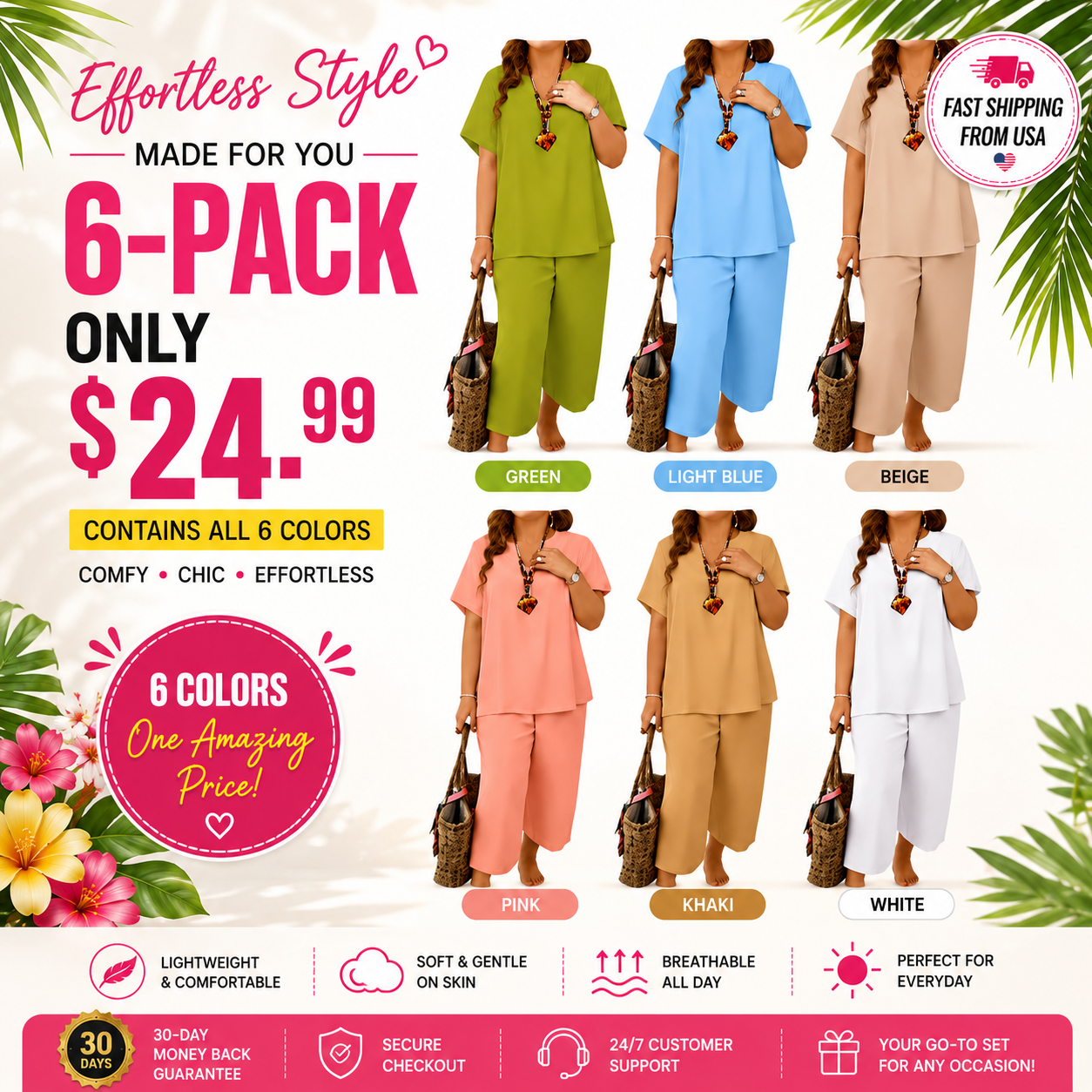 🔥 Look Stylish Without Trying 💖 2-Piece Matching Set